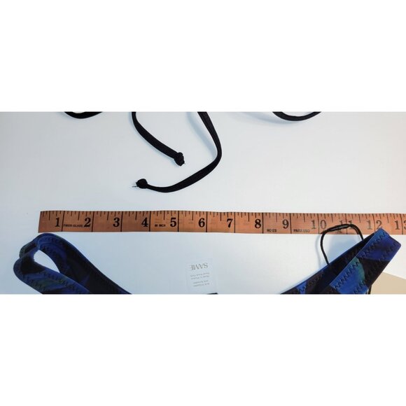 SAME Los Angeles Swim Bikini Set 2Pc Triangke Top High Weist Bottom Floral M - Picture 5 of 7